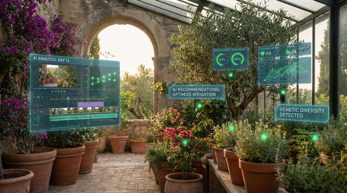 蘑菇视频 AI植物视频剪辑工具